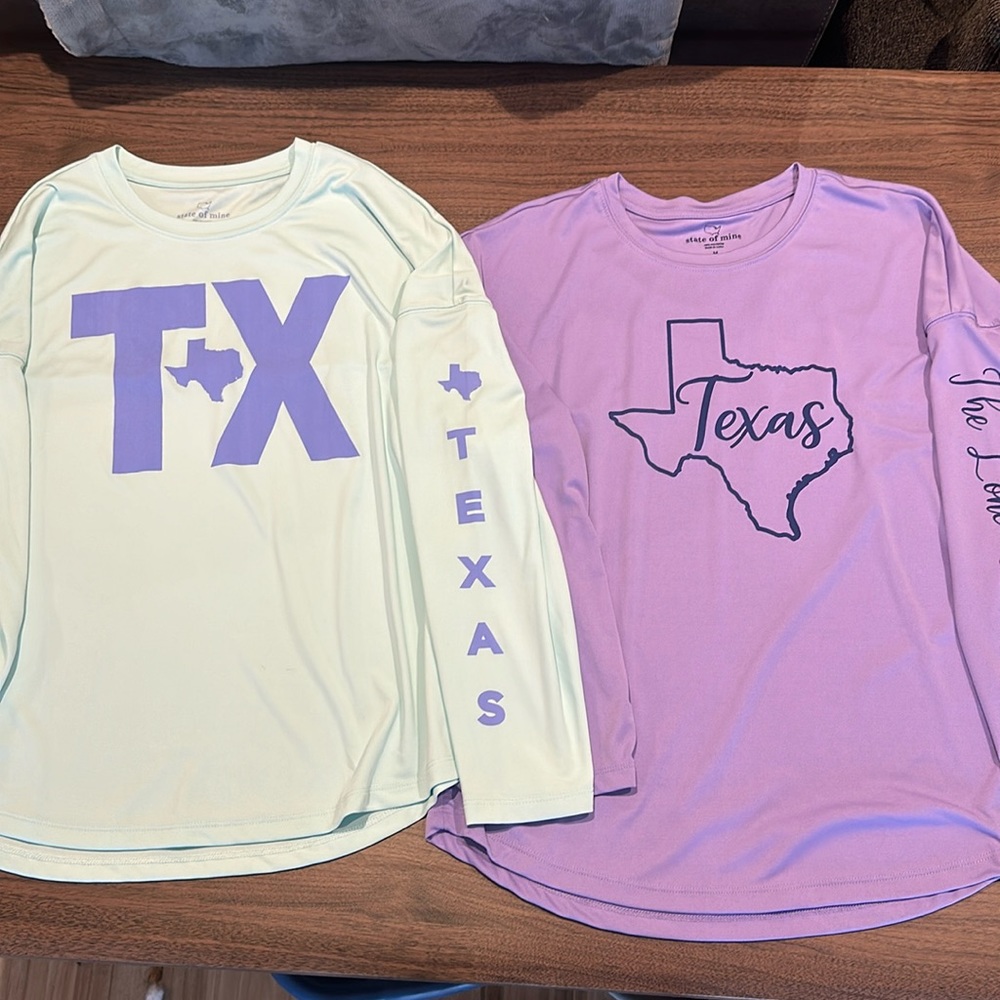 Bundle of 2 State of Mine women’s fishing shirts